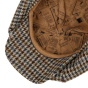 Irish Cap Houndstooth Harris Tweed Beige - Stetson