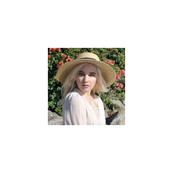 Chapeau Canotier en Paille Milan Chapeau Canotier en Paille Milan