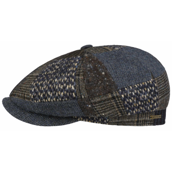 Stetson Hatteras Biloxi Patchwork Wool Cap