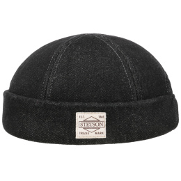 Docker Beanie Peyron Black Denim - Stetson