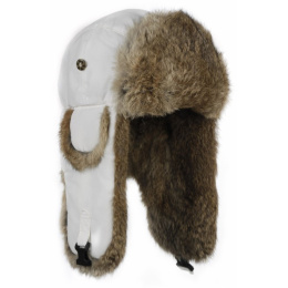 Fur Ushanka - White Lapeer - Mad Bomber