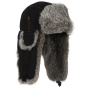 Fur Ushanka - Black Lapeer - Mad Bomber