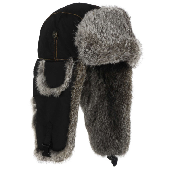 Chapka Fourrure - Lapeer Noire - Mad Bomber