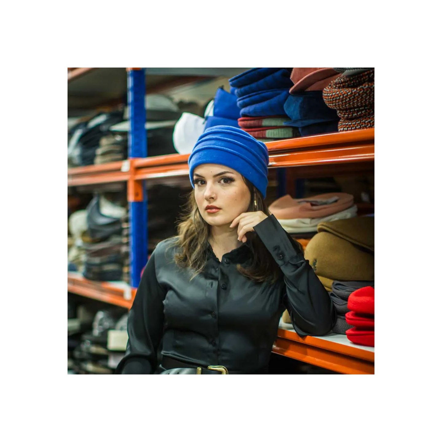 Toque polaire Colette Bleu - Traclet