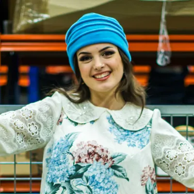 Toque polaire Colette Bleu ciel - Traclet