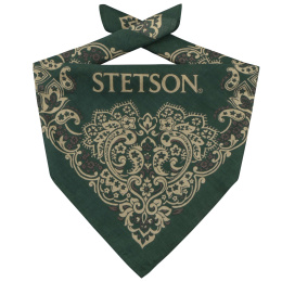 Fancy Green Cotton Bandana - Stetson