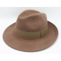 Fedora Hat San Salvo Wool Felt Beige - Traclet