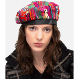 Wooly Squiggle Pattern Beret - Kangol