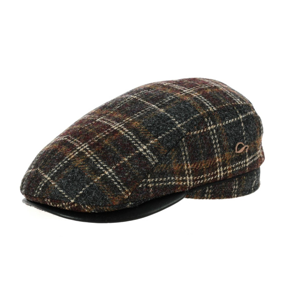 Xavier Checkered Wool Rounded Cap - Gottmann