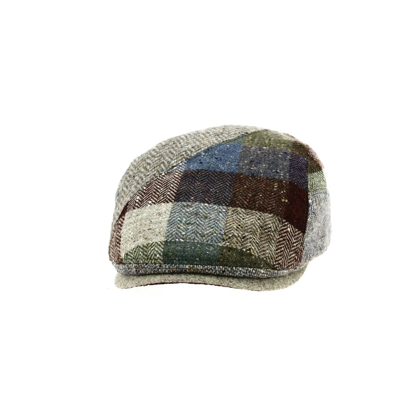 Daytona Curved Patchwork Beige Cap - Gottmann ref 20663 traclet hat shop