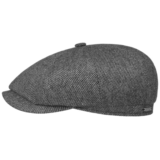 Stetson Bronx Wool Hatteras Cap in Grey