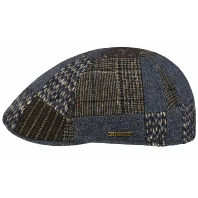 Duck Bill Lawrence Patchwork Wool Cap - Stetson Reference: 6333 | Traclet Hat Shop