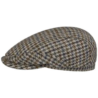Stetson Dundalk Flat Cap Harris Tweed Virgin Wool Reference: 20675 | Chapellerie Traclet