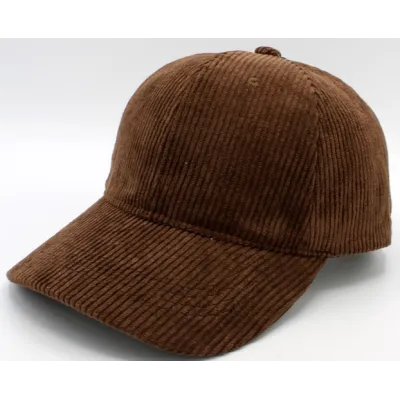Casquette Baseball Velours Marron - Traclet
