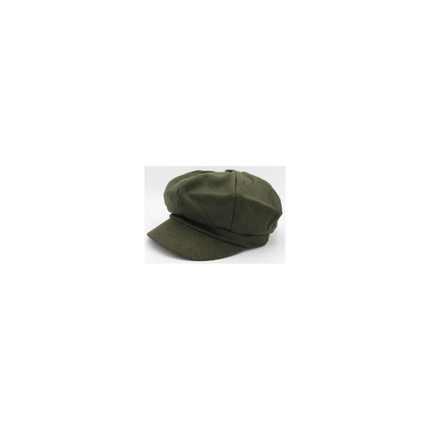 Tania Wool Newsboy Cap Olive - Traclet  Reference: 20684| Traclet Millinery