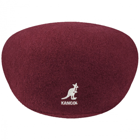 Plum Wool 504 Cap - Kangol