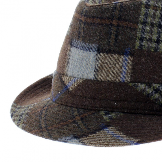 hat man trilby patchwork