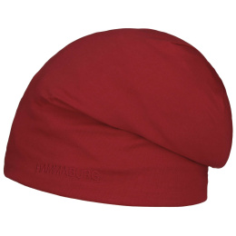Bonnet Long Ayden Réversible Coton Rouge & Beige - Hammaburg
