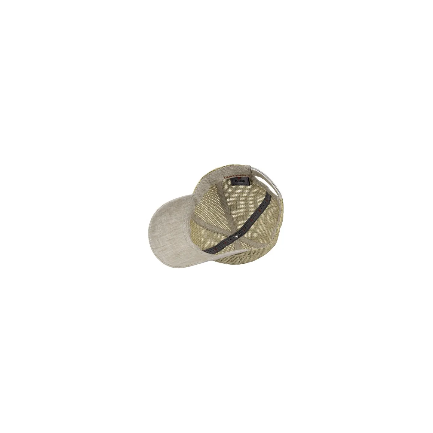 Straw Baseball Cap with Cotton Visor - Traclet Reference: 18123 | Traclet Hat Shop