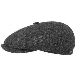 Hatteras Le Capu Wool Anthracite Cap - Stetson