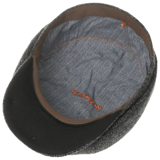 Hatteras Le Capu Wool Anthracite Cap - Stetson