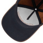 Stetson St James's Leather Trucker Cap - Brown