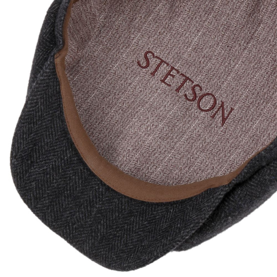 Hatteras Woolrich Anthracite Cap - Stetson