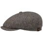 Hatteras Herringbone Harris Tweed Cap - Stetson