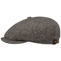Hatteras Herringbone Harris Tweed Cap - Stetson Reference: 20774| Traclet Hat Shop