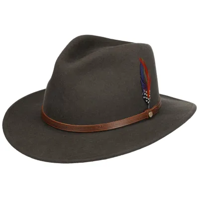 Chapeau Traveller  Bankside Woolfelt Olive  - Stetson
