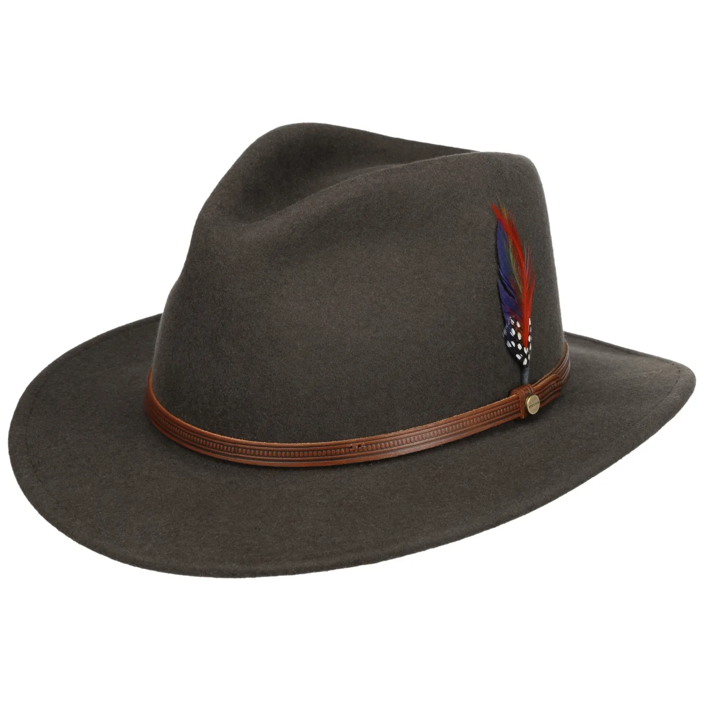 Traveller Hat Bankside Woolfelt Olive - Stetson Reference: 20783 | Traclet Hat Shop