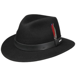 Downtown Woolfelt Black Hat - Stetson