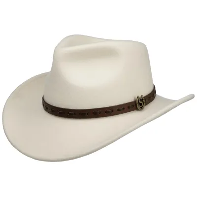Kenmore Traveller Hat White Wool Felt - Stetson Reference: 20769| Traclet Hatters