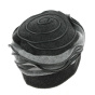 Women's Fleece Beret Lilac Grey & Black - Traclet
