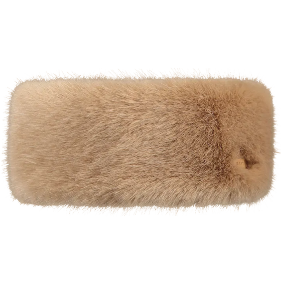 Light Brown Faux Fur Headband - Barts