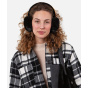 Black Crochet Band Foldable Earmuffs - Barts