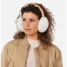 Cache-Oreilles Pliable Bande En Crochet Beige - Barts