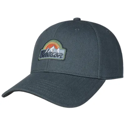 Casquette Baseball Montagne Coton Bleu - Stetson