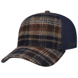 Navy Wool Plano Woolrich Cap - Stetson