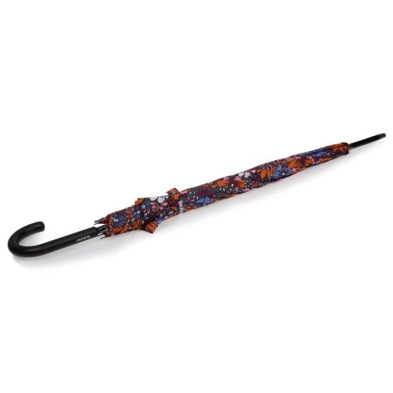 Parapluie Canne Fleurs Seventies Ouverture Automatique - Isotoner