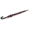 Parapluie Canne Fleurs Seventies Ouverture Automatique - Isotoner réf 20842 chapellerie traclet