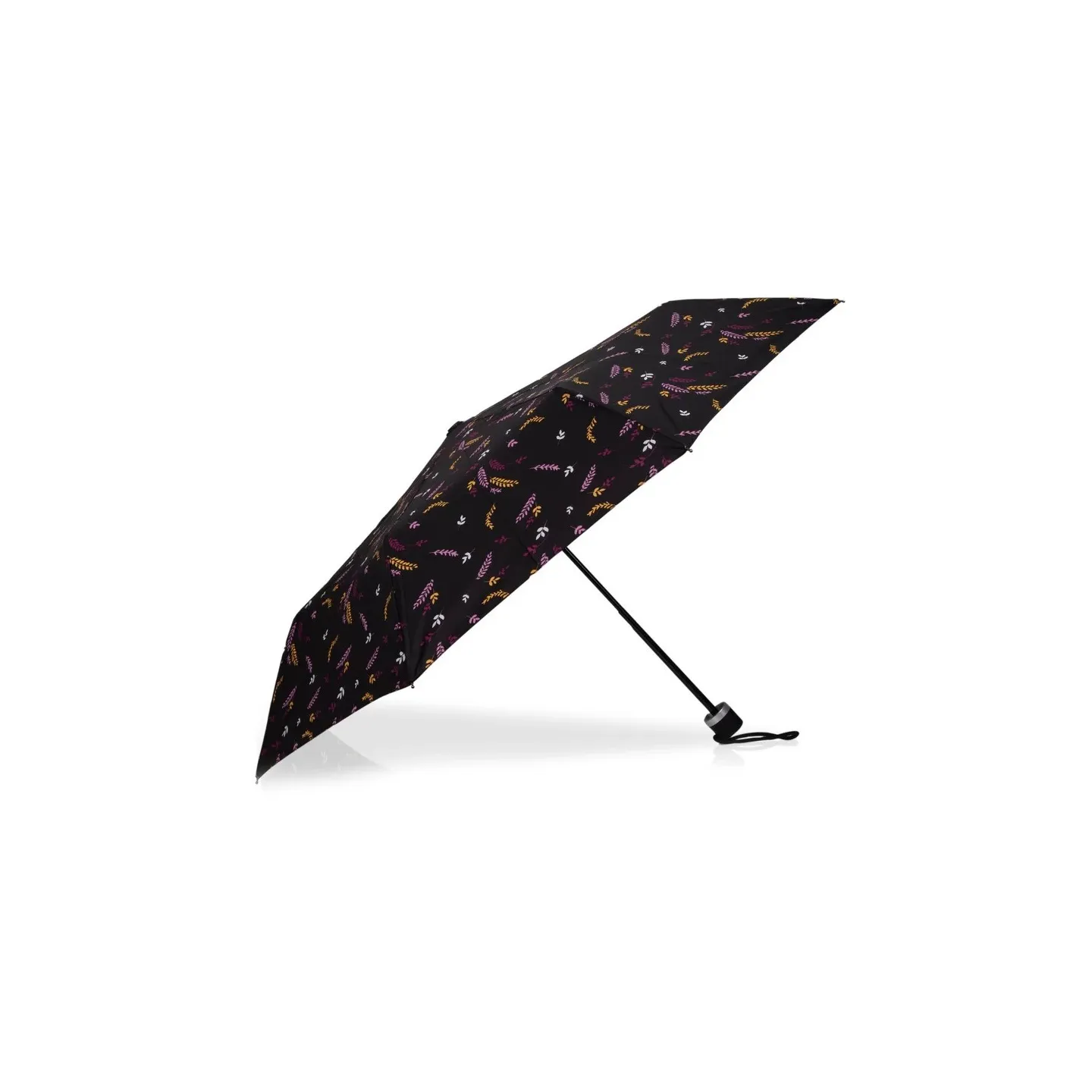 3-Section Wheat Pattern Manual Opening Umbrella - Isotoner ref 20738 traclet hat shop