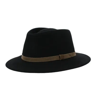 Chapeau traveller biscoe feutre laine made in France - Traclet