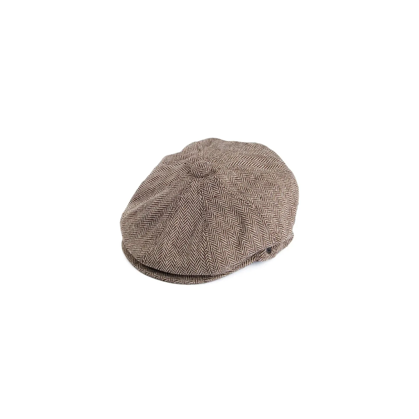 Brown Herringbone Newsboy Cap JAXON & JAMES - ref 20846