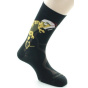 Chameleon Cotton Black Socks Made in France - Dagobert