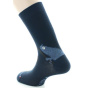 Navy Cotton Chameleon Socks Made in France - Dagobert