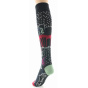 Women's Combed High Socks with Fish Pattern Made in France - Berthe
