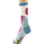 Women's Combed Wool Patchwork Multicolor Socks - Perrin