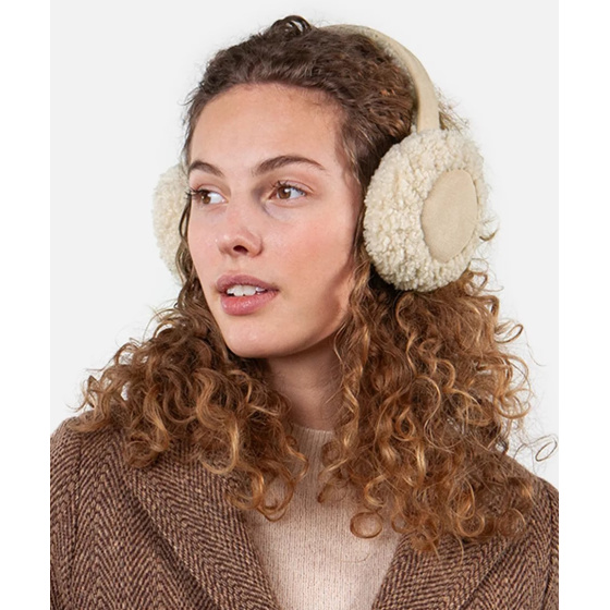 Magpy Faux Fur Earmuffs in Beige - Barts