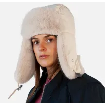 Hawka Bomber Cream Trapper Hat - Barts Reference: 20879 | Traclet Hat Shop